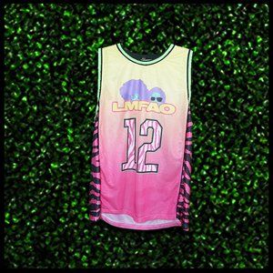 LMFAO Shufflin Jersey (XL) Zebra Print